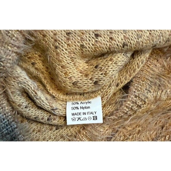 SaPi Maglierie Italy Women's Sweater Size Small Acrylic/Nylon Fuzzy - Soft - Picture 3 of 7